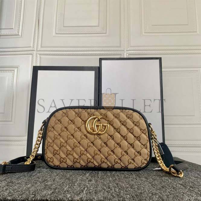G*u*i marmont small matelasse shoulder bag 447632 (24*13*7cm)